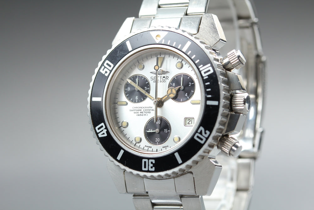 Sector Silver Quartz 40mm Men's Watch