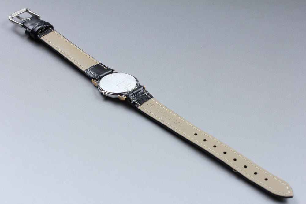 Near MINT SEIKO Credor 2F70-0020 Silver Quartz 23mm Ladies Watch 1991
