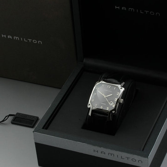 Near MINT HAMILTON Lloyd 000221 Silver Auto 35mm Men's Watch