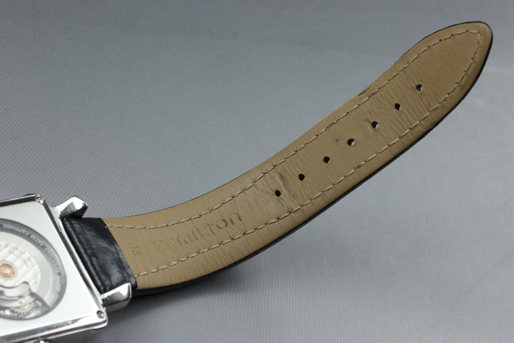 Near MINT HAMILTON Lloyd 000221 Silver Auto 35mm Men's Watch