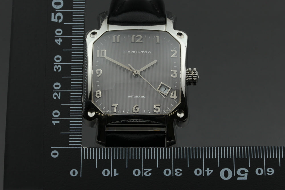Near MINT HAMILTON Lloyd 000221 Silver Auto 35mm Men's Watch