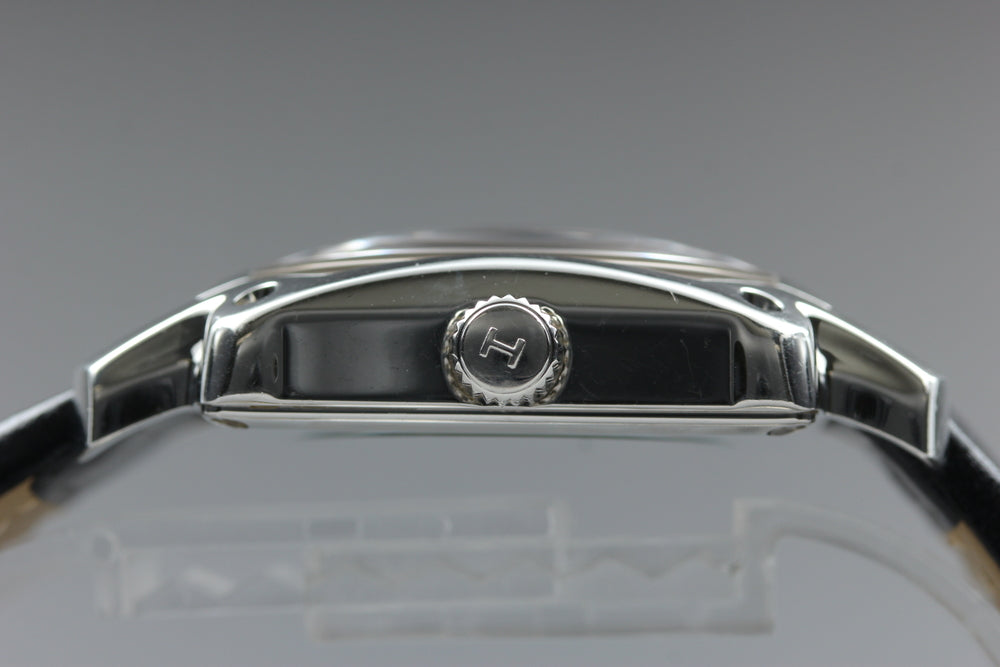 Near MINT HAMILTON Lloyd 000221 Silver Auto 35mm Men's Watch
