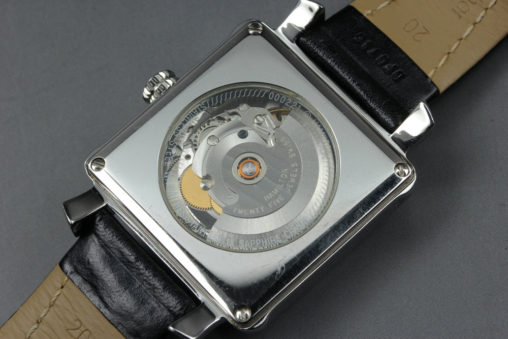 Near MINT HAMILTON Lloyd 000221 Silver Auto 35mm Men's Watch