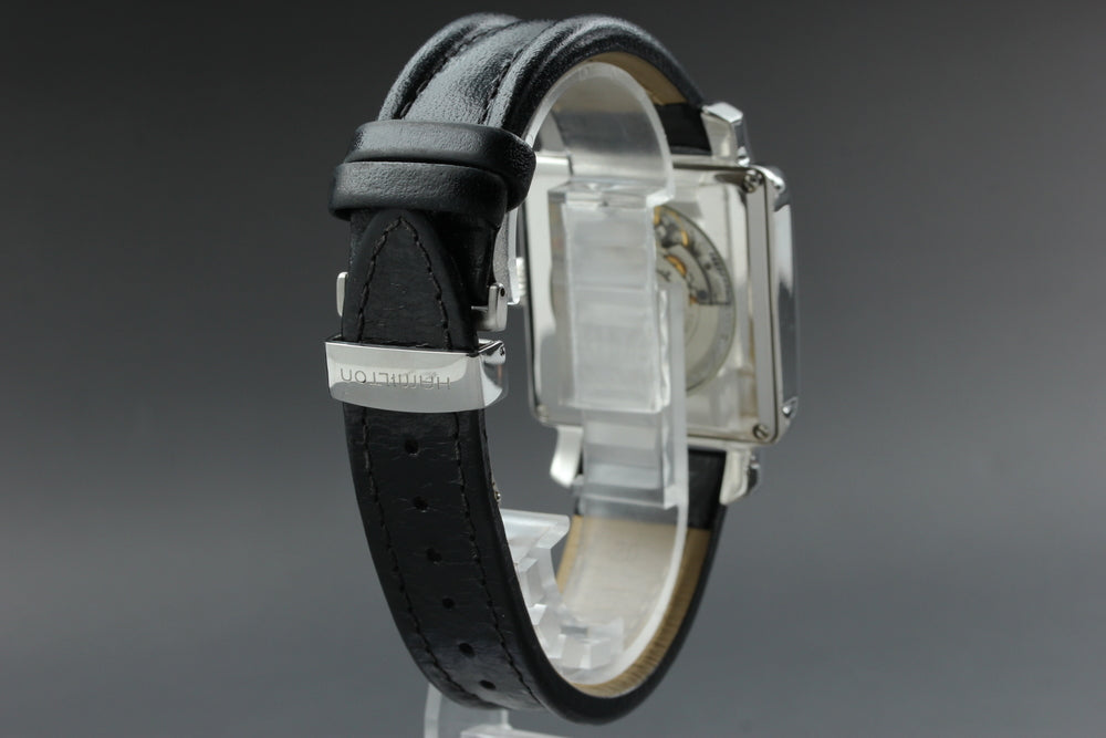 Near MINT HAMILTON Lloyd 000221 Silver Auto 35mm Men's Watch