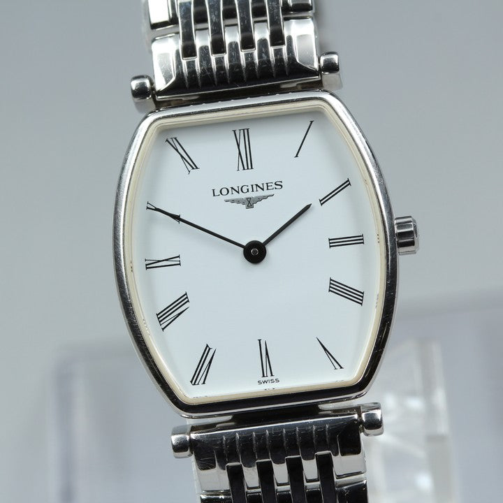 Near MINT LONGINES Grand Classic L4.205.4 White Quartz 21.9mm Ladies Watch