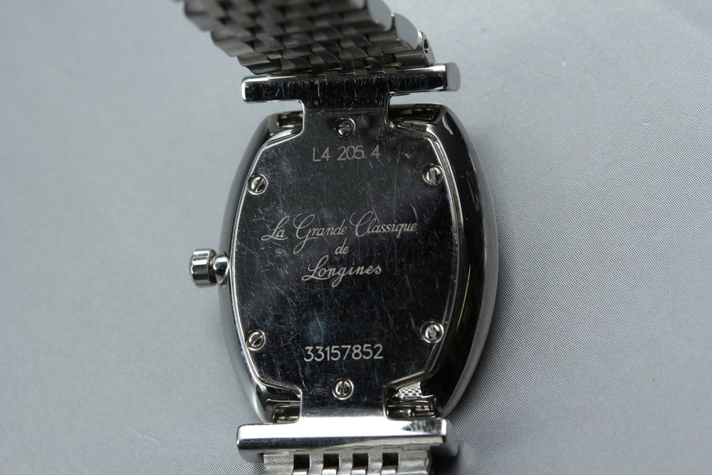 Near MINT LONGINES Grand Classic L4.205.4 White Quartz 21.9mm Ladies Watch