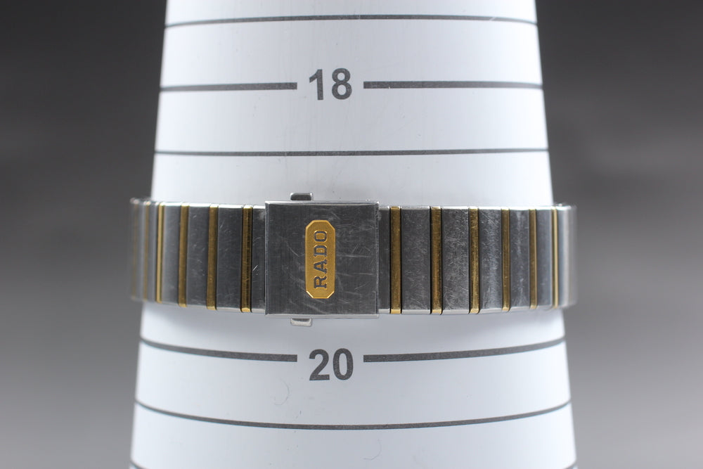 Near MINT RADO DiaStar Diastar 129.0266.3 Gold Quartz Men's Watch
