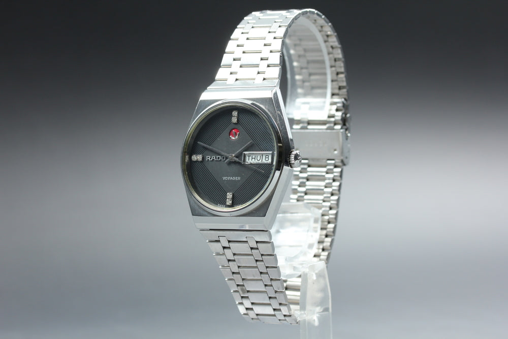RADO Voyager 636.3285.4 Black Auto 34mm Men's Watch