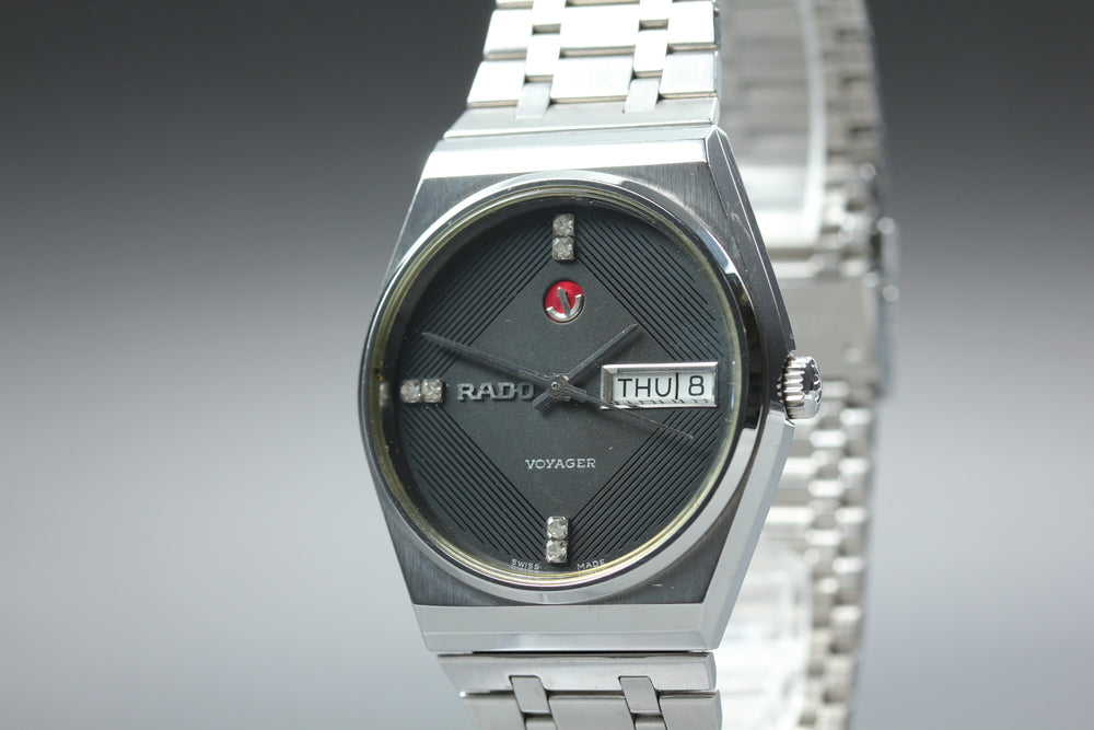 RADO Voyager 636.3285.4 Black Auto 34mm Men's Watch