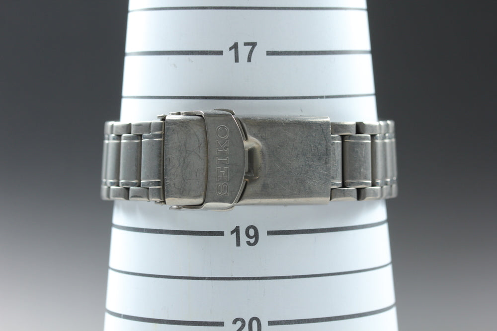 Near MINT SEIKO Landmaster 5M45-6A01 Black Quartz 41mm Men's Watch