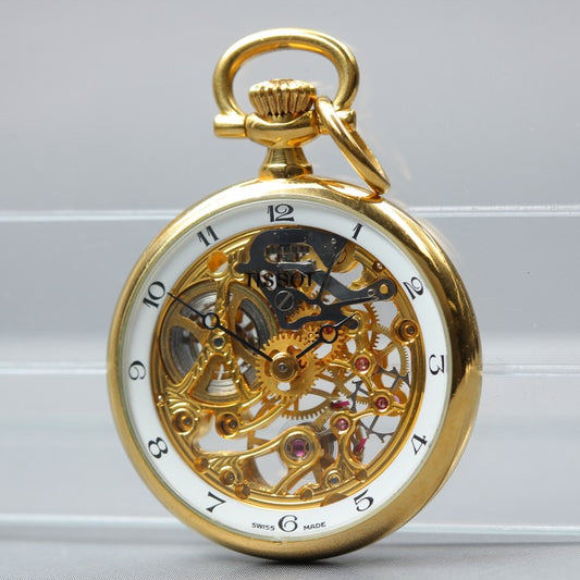 Near MINT TISSOT Manual 26mm Unisex Pocket Watch