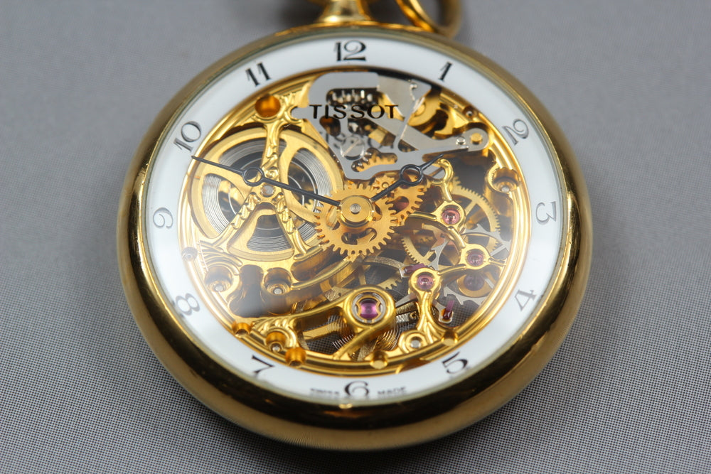 Near MINT TISSOT Manual 26mm Unisex Pocket Watch