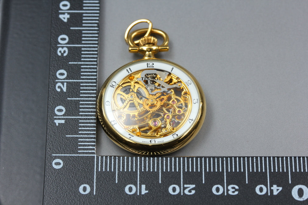 Near MINT TISSOT Manual 26mm Unisex Pocket Watch