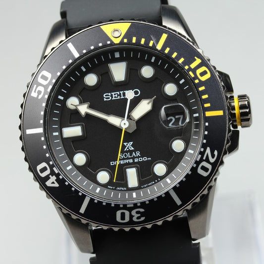 Near MINT SEIKO Prospex V157-0BT0 Solar 43mm Men's Watch