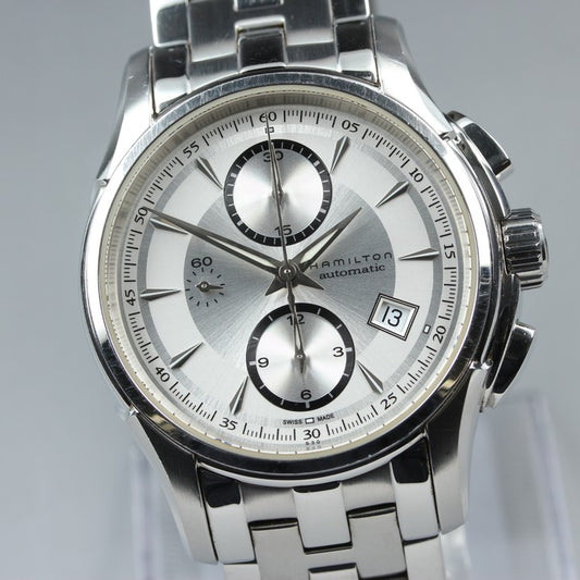 Near MINT HAMILTON Jazzmaster H326160 Silver Auto 42mm Men's Watch