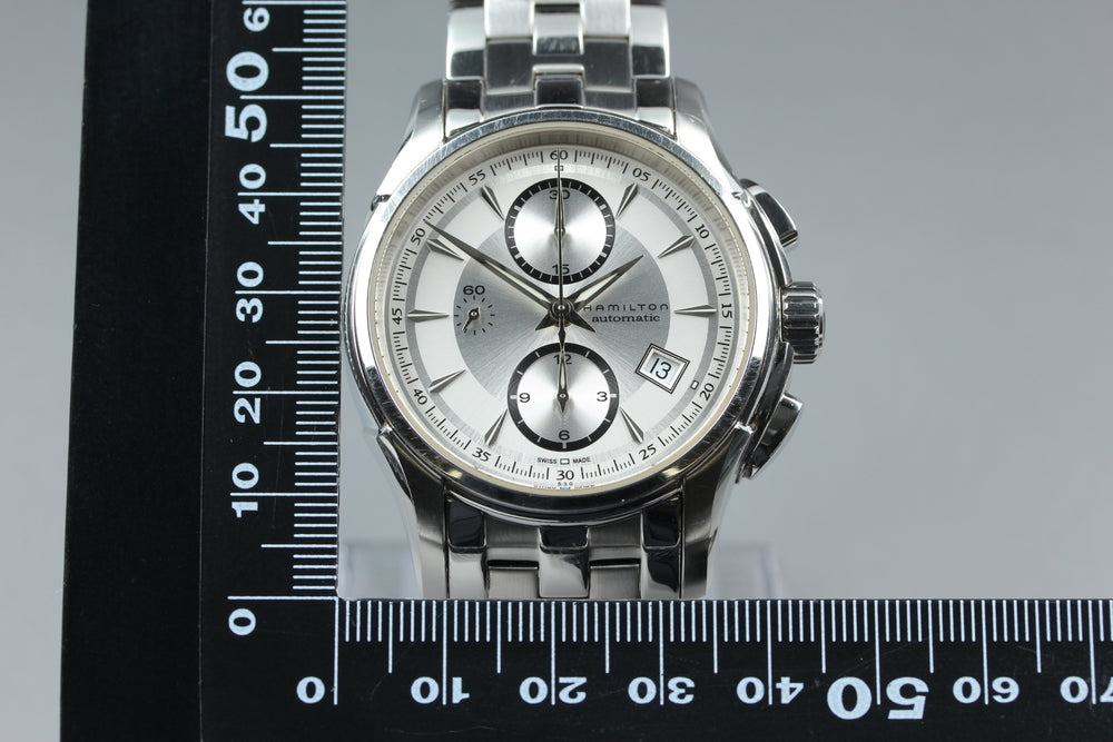 Near MINT HAMILTON Jazzmaster H326160 Silver Auto 42mm Men's Watch