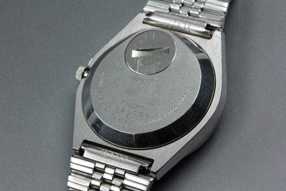 SEIKO King Quartz 4823-8100 Silver Quartz 35mm Men's Watch 1977