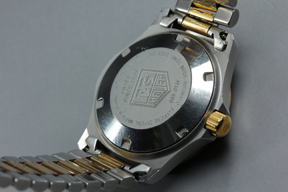 Near MINT TAG Heuer Professional 2000 665.013F Silver Auto 34mm Men's Watch