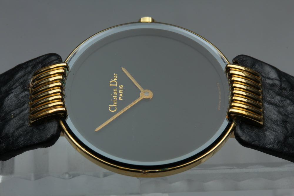 Christian Dior D46-153-5 Black Quartz 26mm Ladies Watch