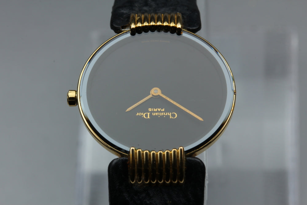 Christian Dior D46-153-5 Black Quartz 26mm Ladies Watch