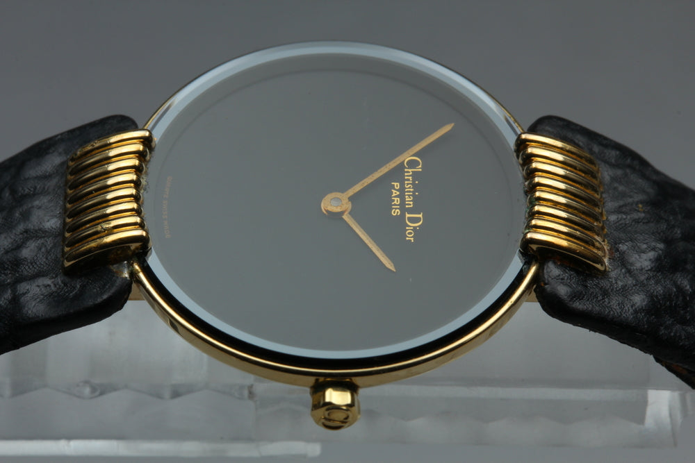 Christian Dior D46-153-5 Black Quartz 26mm Ladies Watch