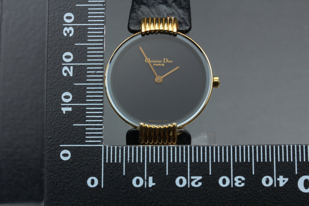 Christian Dior D46-153-5 Black Quartz 26mm Ladies Watch