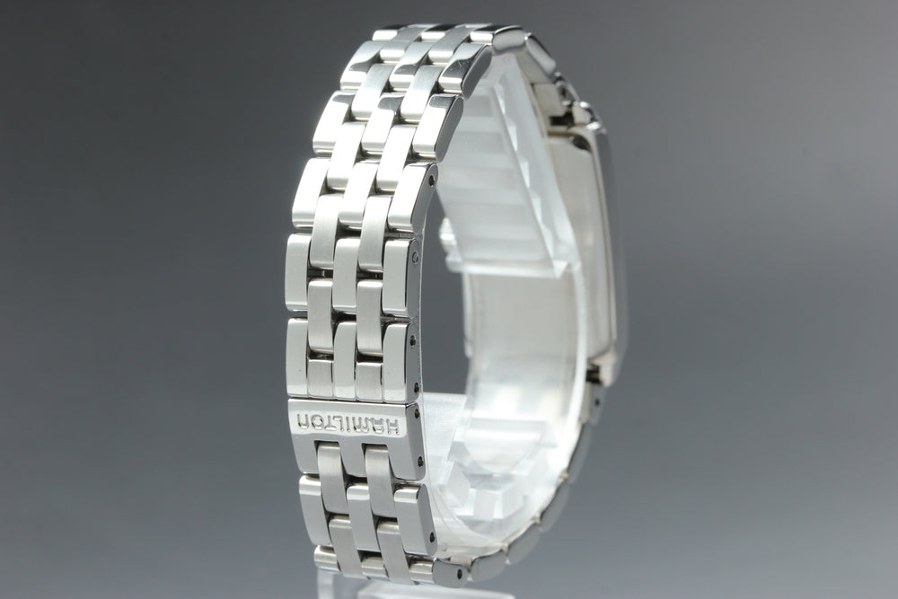 Near MINT HAMILTON Ardmore 6267 Silver Quartz 18mm Ladies Watch