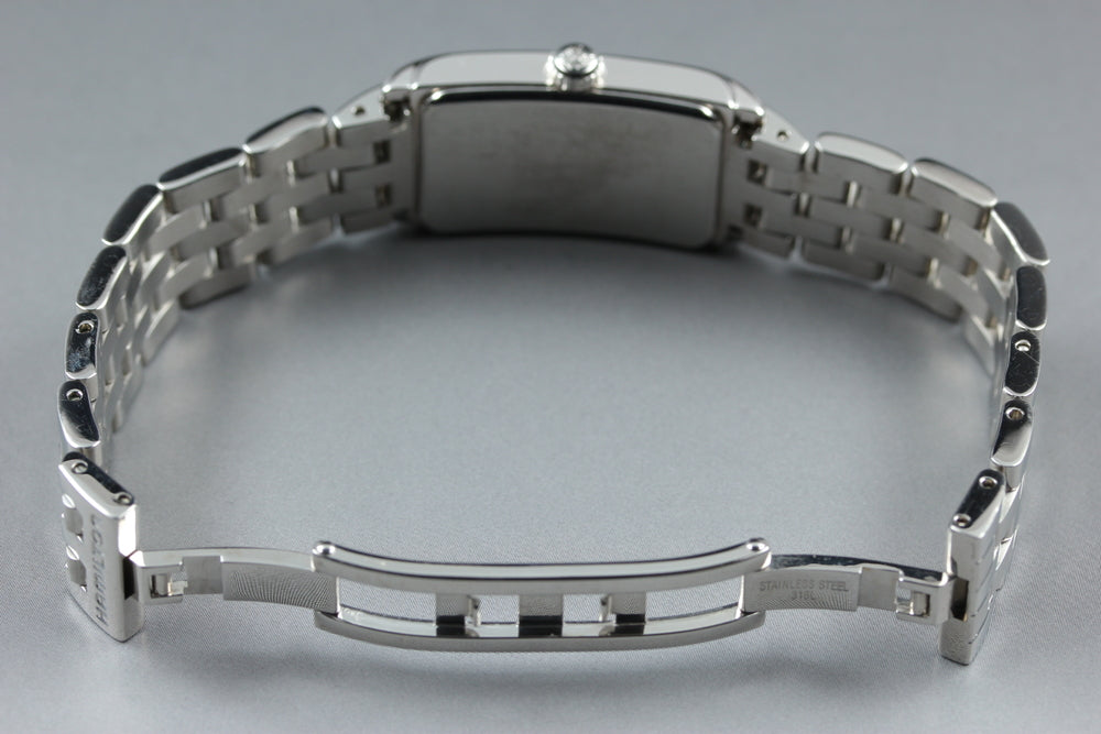 Near MINT HAMILTON Ardmore 6267 Silver Quartz 18mm Ladies Watch