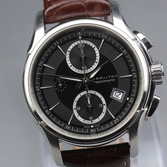 Near MINT HAMILTON Jazzmaster H326160 Black Auto 42mm Men's Watch