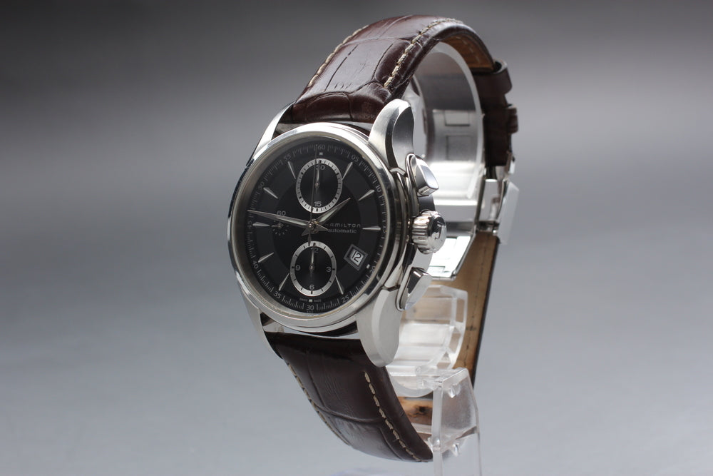 Near MINT HAMILTON Jazzmaster H326160 Black Auto 42mm Men's Watch