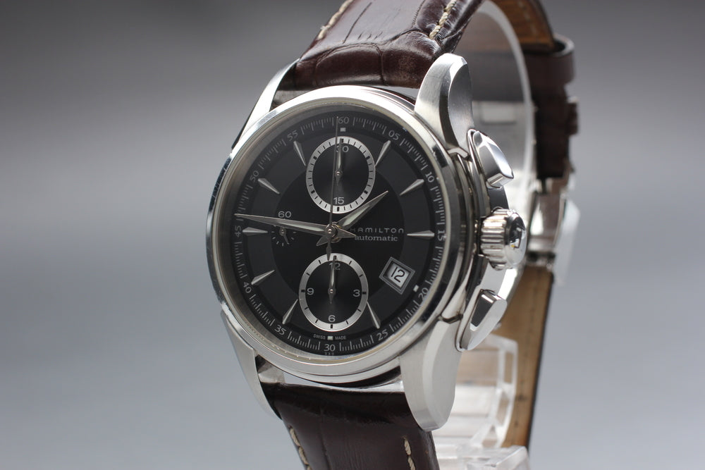 Near MINT HAMILTON Jazzmaster H326160 Black Auto 42mm Men's Watch
