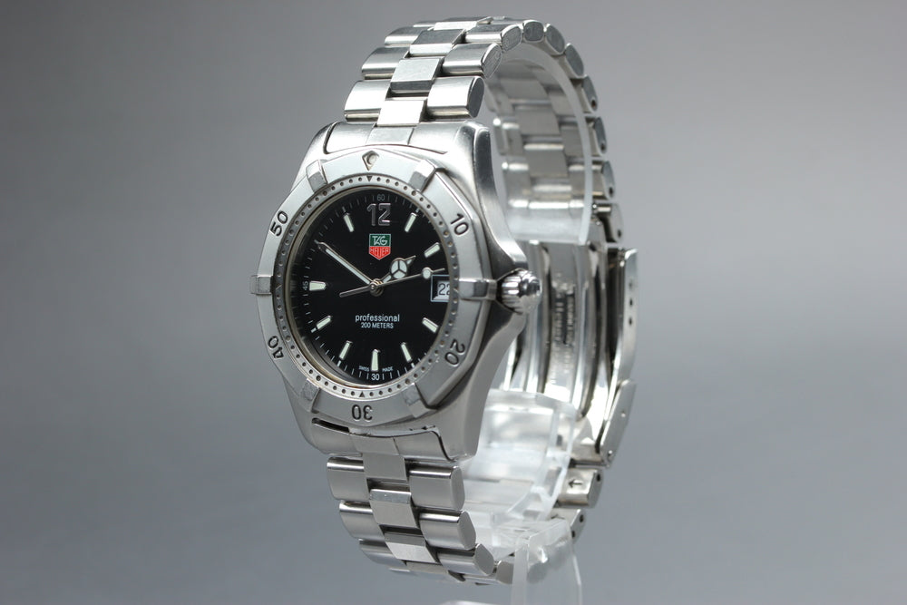 TAG Heuer Professional 2000 WK1110-0 Black Quartz 38mm Men's Watch