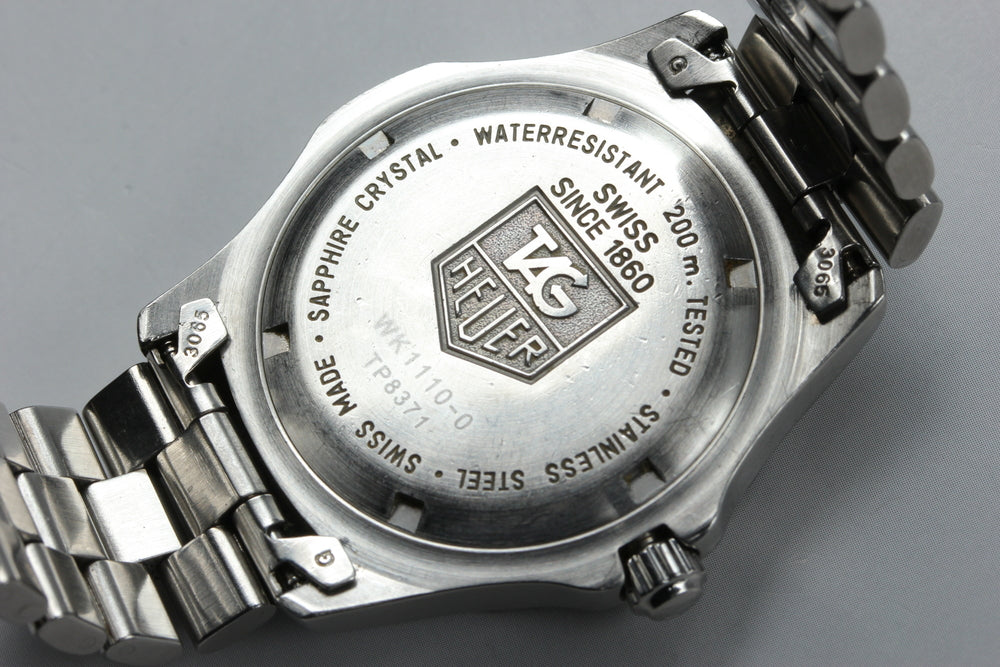 TAG Heuer Professional 2000 WK1110-0 Black Quartz 38mm Men's Watch