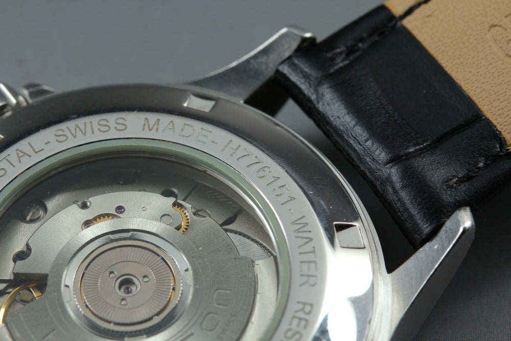 Near MINT HAMILTON Khaki H776151 Black Auto 42mm Men's Watch