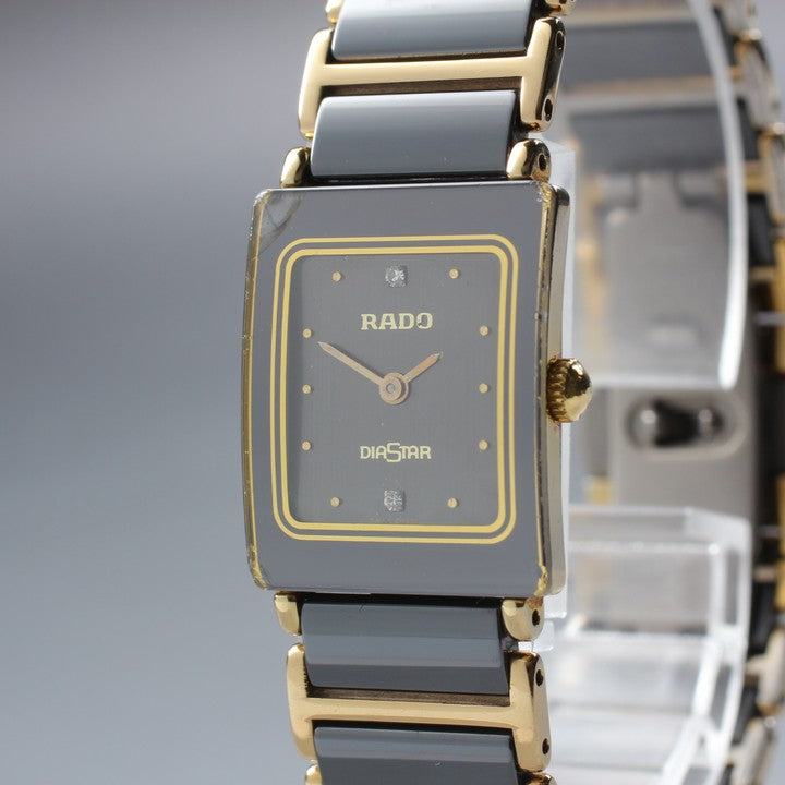 RADO DiaStar 153.0283.3N Black Quartz 18mm Ladies Watch