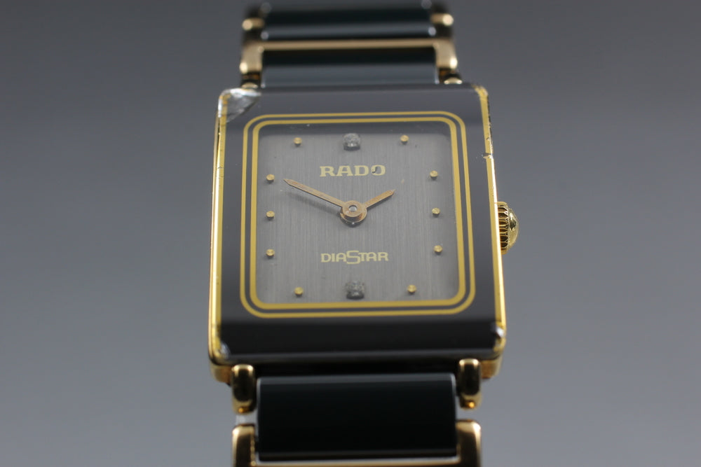 RADO DiaStar 153.0283.3N Black Quartz 18mm Ladies Watch