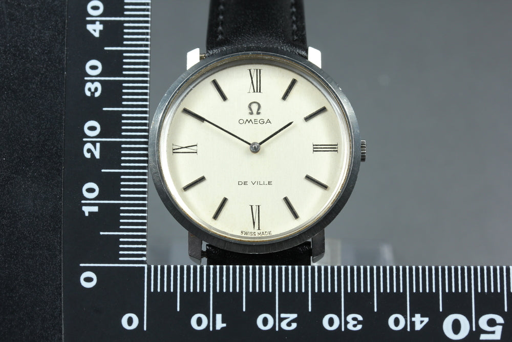 OMEGA De Ville 111.077 Cal.620 Silver Manual 33mm Men's Watch 1970