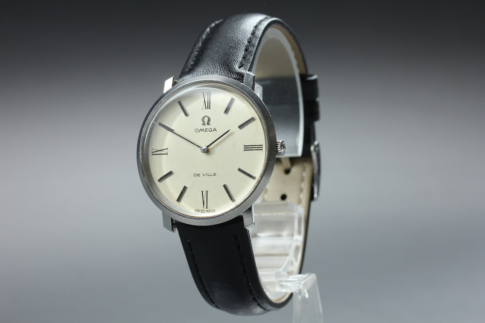 OMEGA De Ville 111.077 Cal.620 Silver Manual 33mm Men's Watch 1970