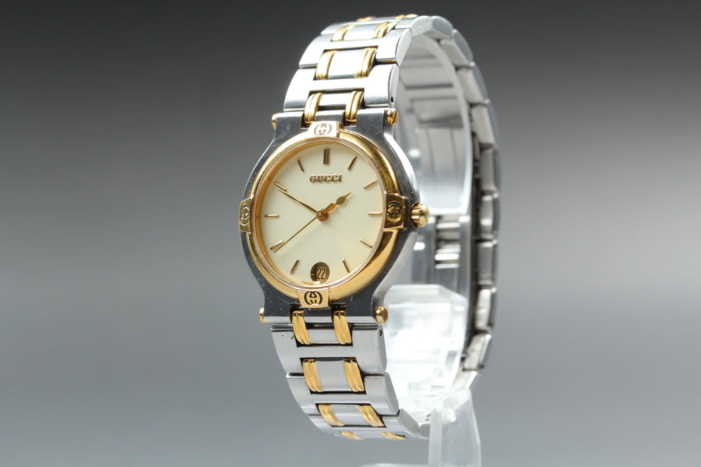 Near MINT GUCCI 9000M Quartz 31mm Men's Watch