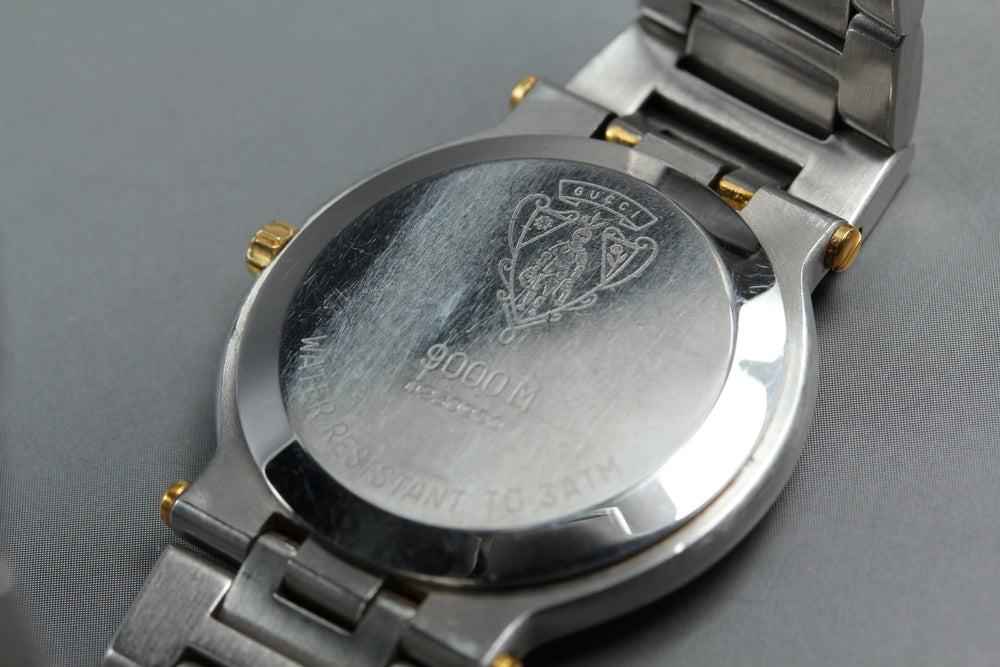 Near MINT GUCCI 9000M Quartz 31mm Men's Watch