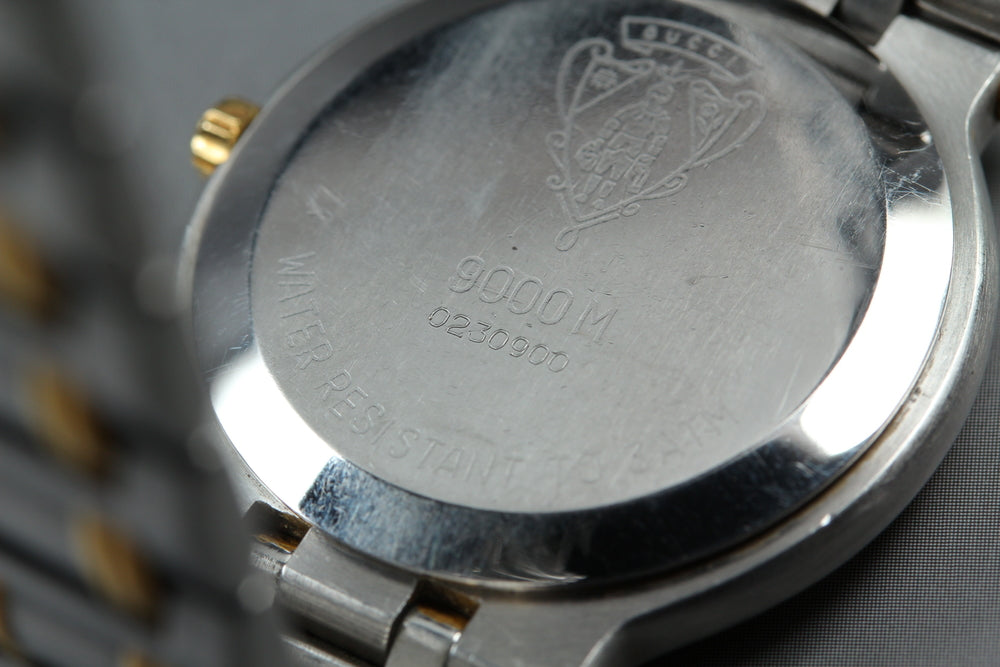 Near MINT GUCCI 9000M Quartz 31mm Men's Watch