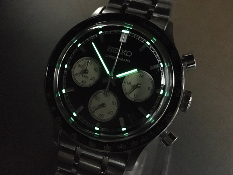 Near MINT SEIKO Selection SBTR055/8T63-03P0 White/Black Quartz 38mm Men's Watch