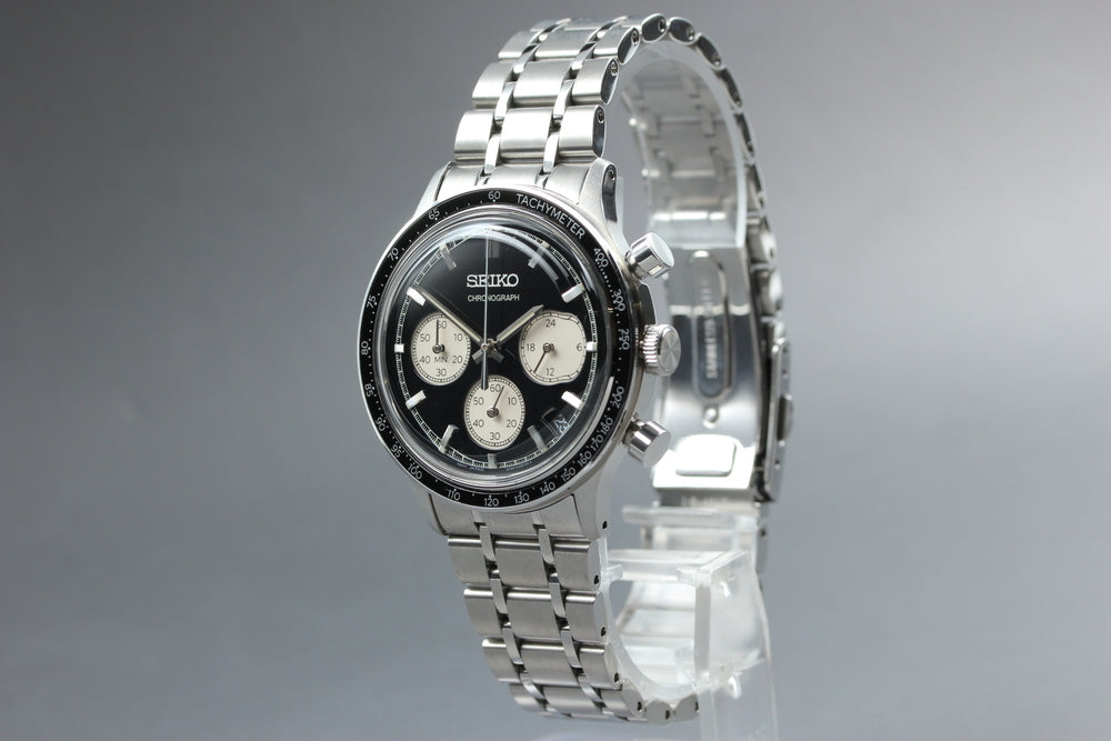 Near MINT SEIKO Selection SBTR055/8T63-03P0 White/Black Quartz 38mm Men's Watch