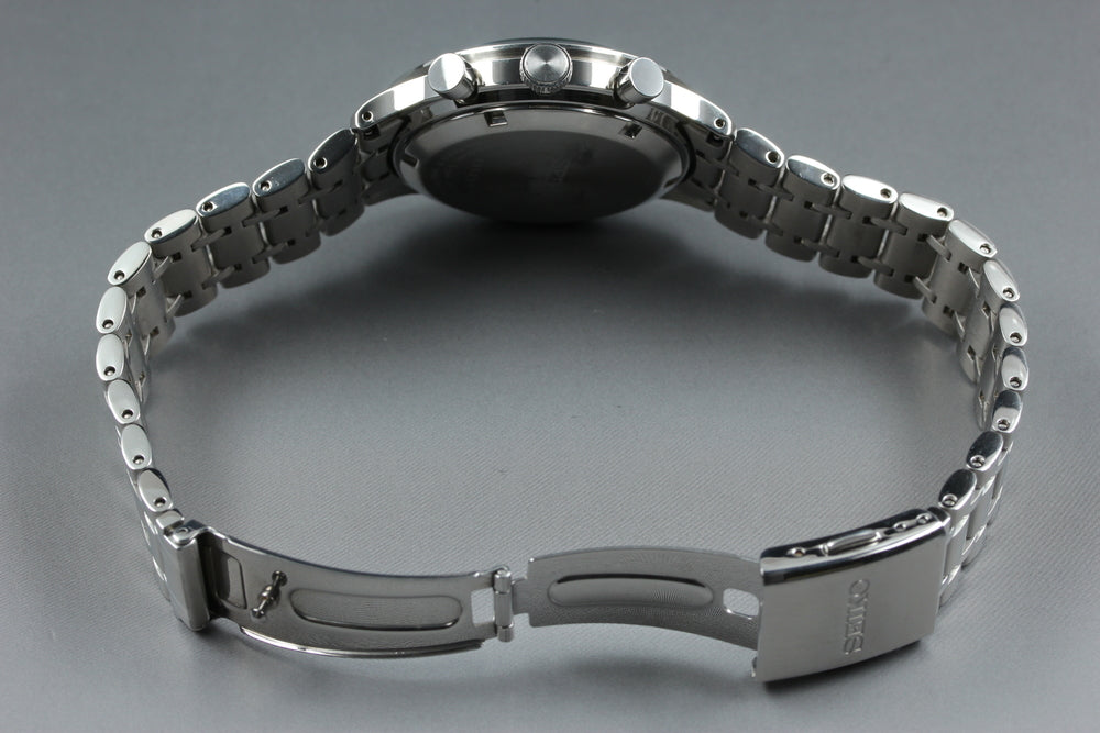 Near MINT SEIKO Selection SBTR055/8T63-03P0 White/Black Quartz 38mm Men's Watch