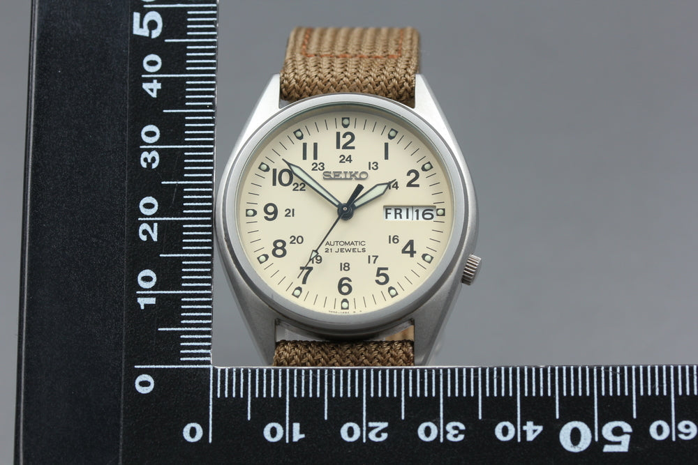 Near MINT SEIKO Seiko 5 7S26-3060 Auto 35mm Men's Watch