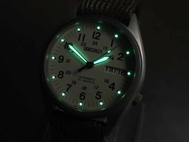 Near MINT SEIKO Seiko 5 7S26-3060 Auto 35mm Men's Watch