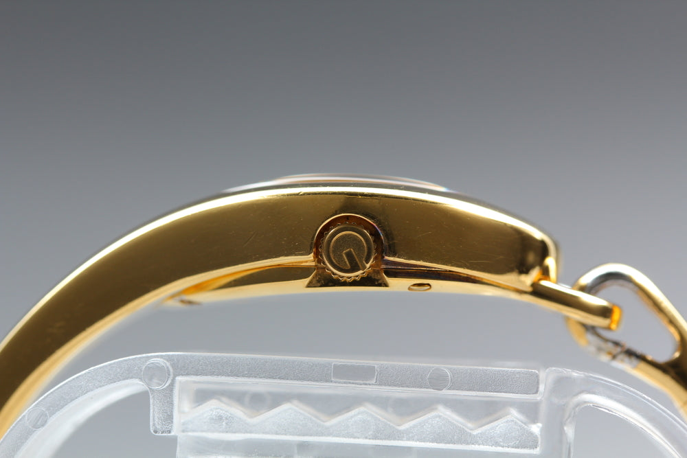 Near MINT GUCCI Horsebit 103 Silver Quartz 21mm Ladies Watch