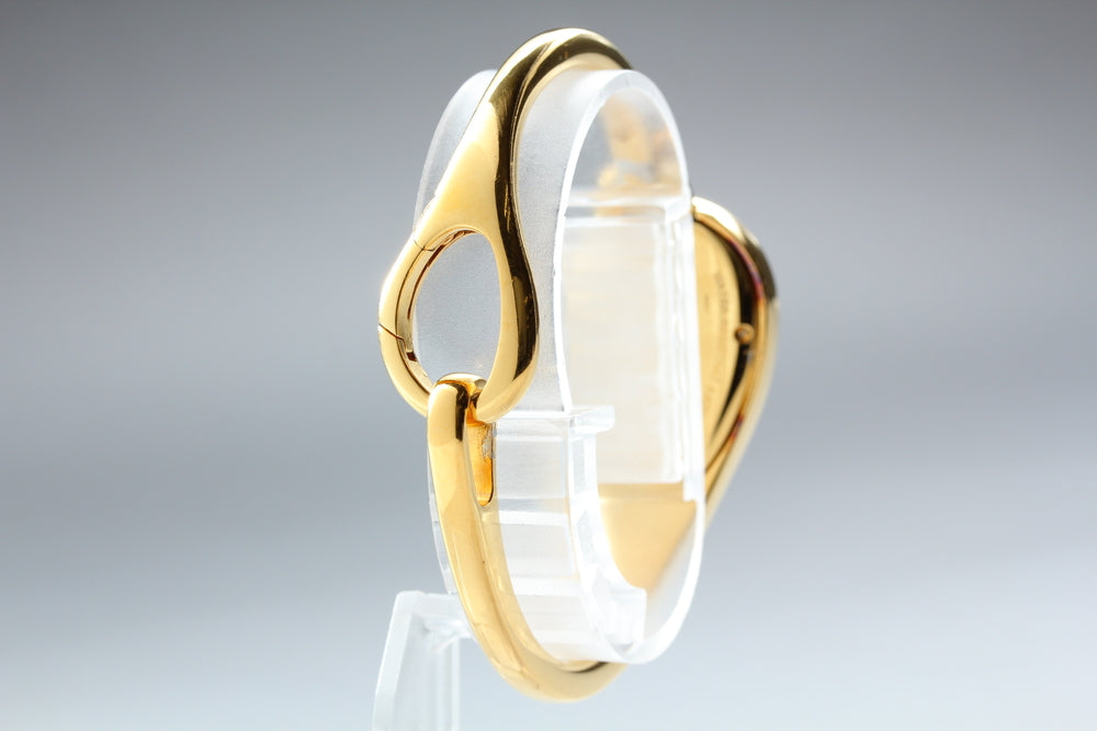 Near MINT GUCCI Horsebit 103 Silver Quartz 21mm Ladies Watch