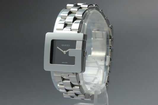 Near MINT GUCCI 3600L Black Quartz Ladies Watch