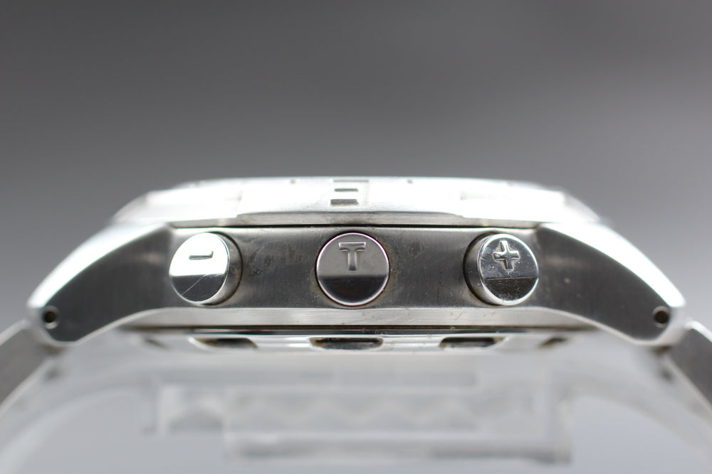 Near MINT TISSOT T-Touch Z251/351 Silver Quartz 40mm Men's Watch
